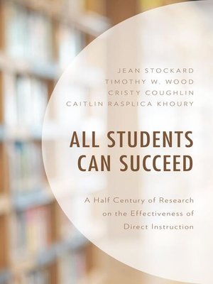 cover image of All Students Can Succeed